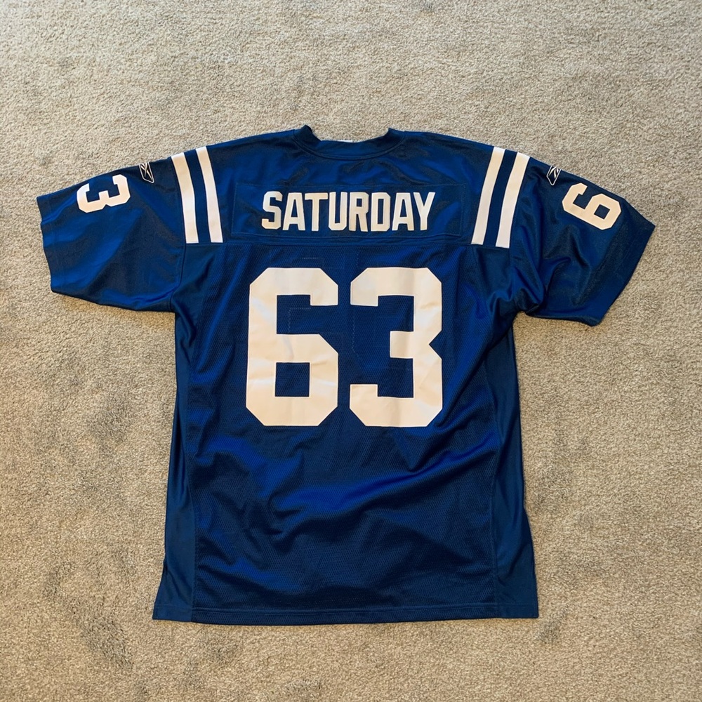 Jeff Saturday Colts Jersey Size XXL